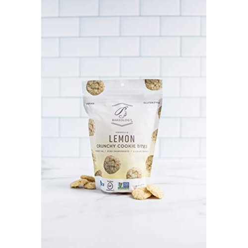 Bakeology Vegan Cookies | Lemon | 3 - 6 Oz Bags | Gluten Free Cr