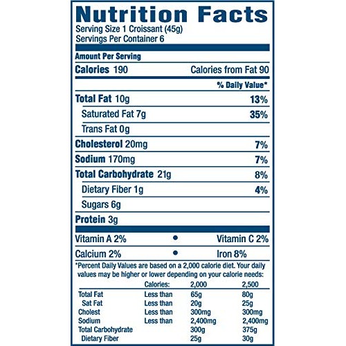 Bakerly Chocolate Croissants With Real Chocolate, Non Gmo, Free