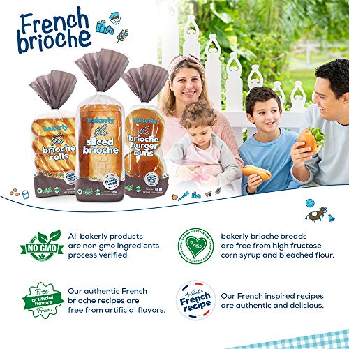 Bakerly Soft Brioche Baguettes Pack Of 2, 4-Count 8 Total Brioc