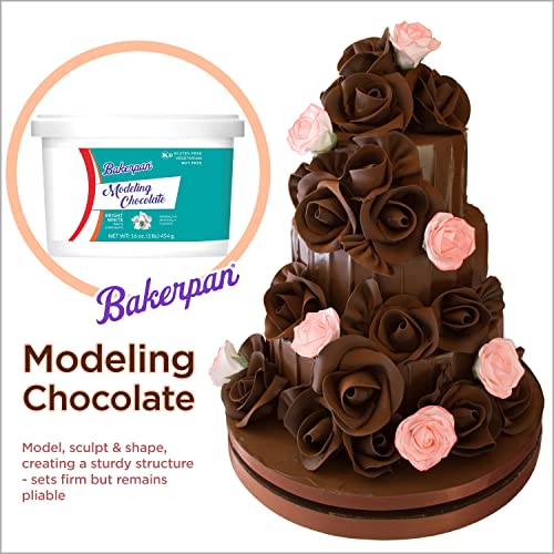 Bakerpan Black Modeling Chocolate - 1 Pound - Sculpt Cakes, Mode...