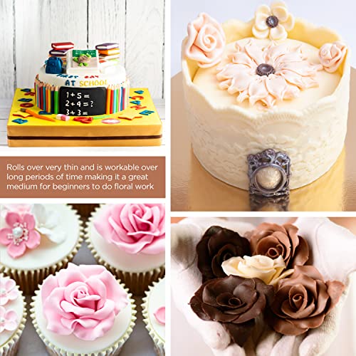 Bakerpan Black Modeling Chocolate - 1 Pound - Sculpt Cakes, Mode...