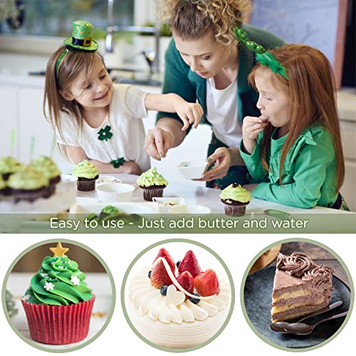 Bakerpan Buttercream Frosting Mix, Vanilla Flavor Icing Topping,