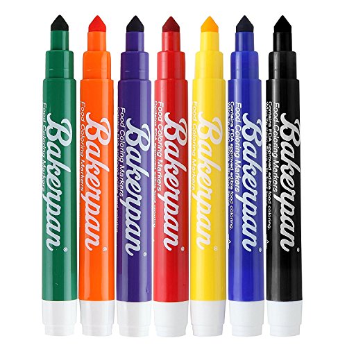 Bakerpan Food Coloring Markers, Standard Tip, Multi Colors 7