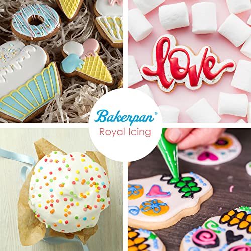 Bakerpan White Royal Icing Mix For Decorating Cookies And Cakes