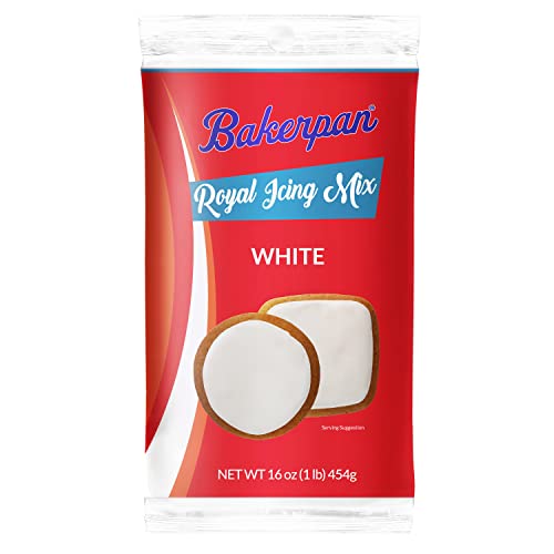 Bakerpan White Royal Icing Mix For Decorating Cookies And Cakes