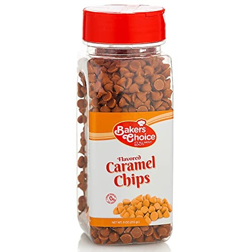 Caramel Flavored Chocolate Chips , Non Dairy, Kosher - 9 Oz. - B