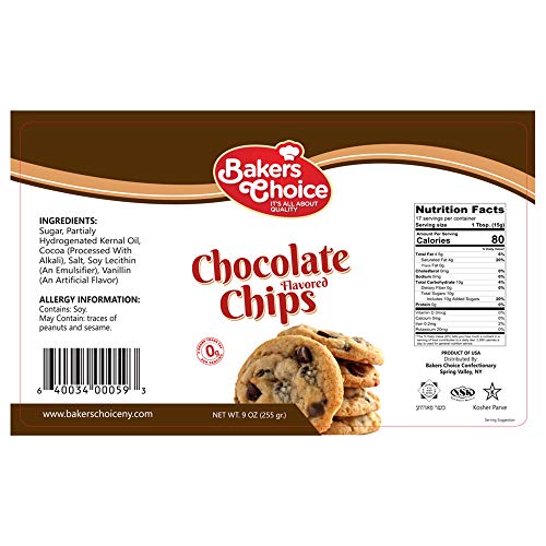 Chocolate Flavored Chocolate Chips – Baking Ingredient, Topping