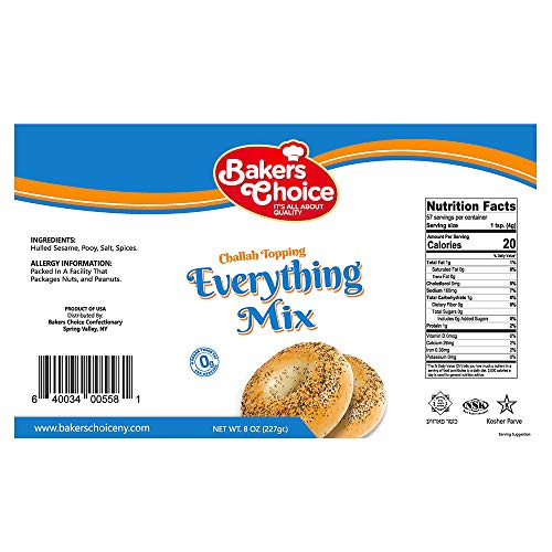 Everything Mix Challah Topping – Ingredient For Baking And Cooki