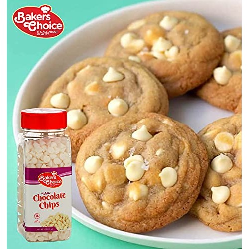 White Chocolate Flavored Chips Non Dairy, Kosher 9 ounce. Baker’... White Chocolate Flavored Chips Non Dairy, Kosher 9 ounce. Baker’...