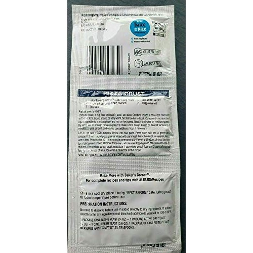 1 Strip Of 3 Baker Corner Rapid Rise Instant Fast Rising Yeast B