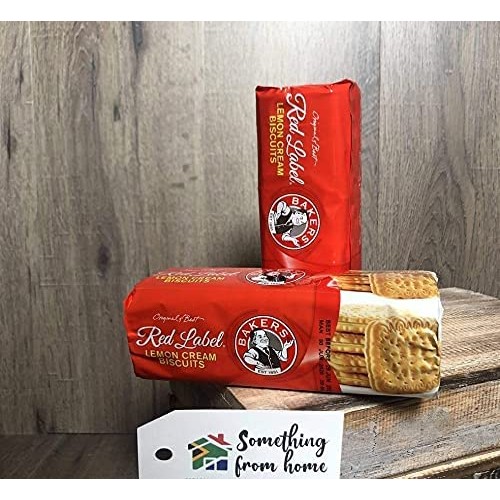 Bakers Red Label Lemon Creams Biscuits 200G - Pack Of 2