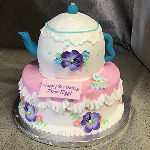 Flower Assortment - 24 Pcs Pansy Drop Flowers Edible Icing Cake