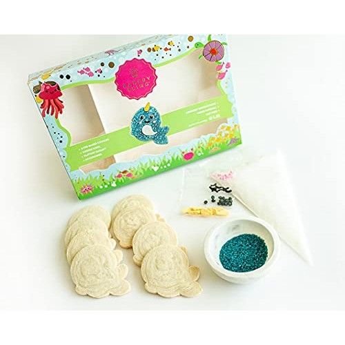 Narwhal Sugar Cookie Decorating Kit By Bakery Bling