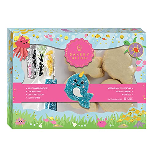 Narwhal Sugar Cookie Decorating Kit By Bakery Bling
