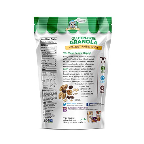 Bakery On Main Gluten-Free, Non Gmo Granola, Walnut Raisin Apple