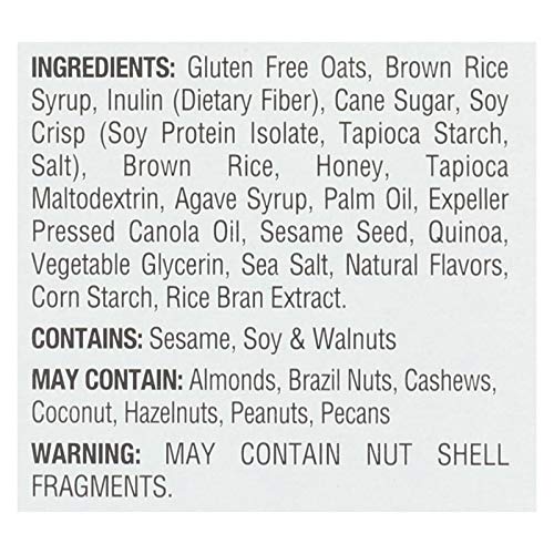 Bakery On Main Granola Bars - Oat, Honey - Case Of 6 - 1.2 Oz.