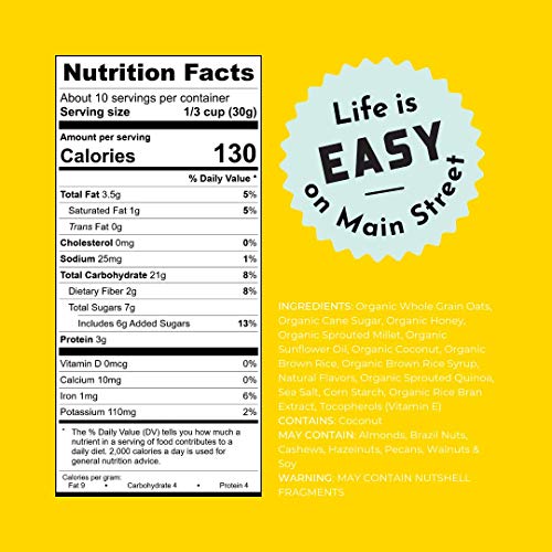 Bakery On Main Gluten-Free, Organic Happy Granola, Sprouted Grai