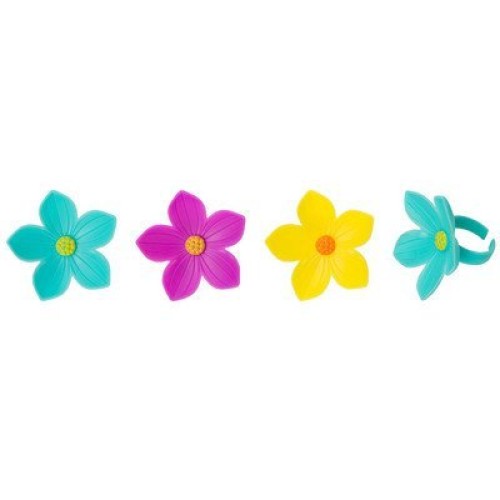 Baker - Spring Flower Cupcake Rings 24 Count