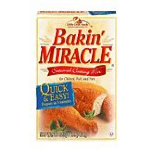 Bakin Miracle: Seasoned For Chicken Fish &Amp; Pork Coating Mix, 16 Oz
