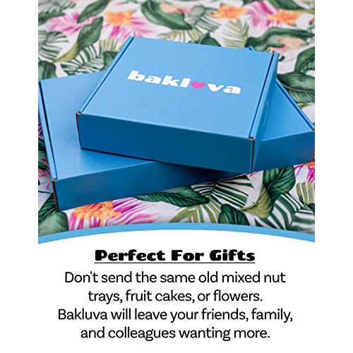 Bakluva 16-Piece Baklava Pastry Dessert Gift Box - 16 Large 2....