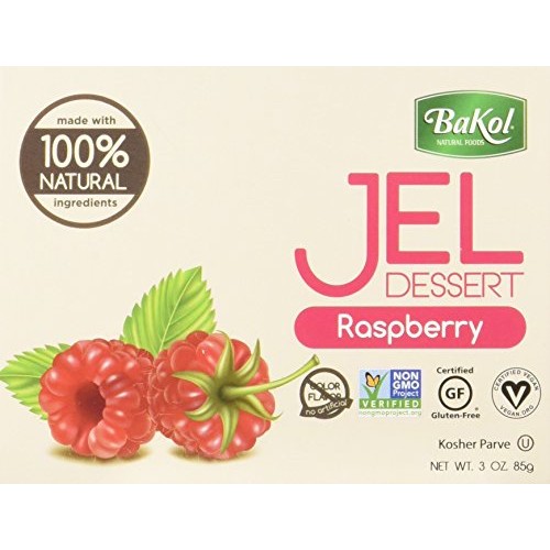 Bakol Jel Dessert, Raspberry, 3 Ounce Pack Of 12