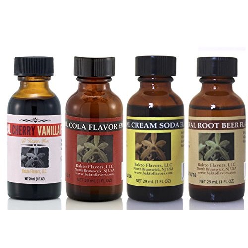 Bakto Flavors - Natural Soda Combo Pack - 4 1 Fl Oz Bottles -