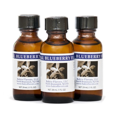 Bakto Flavors Natural Blueberry Flavor 1Fl Oz Pack Of 3