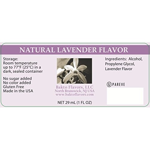 Bakto Flavors Natural Lavender Flavor - 1 Fl Oz - Pack Of 3