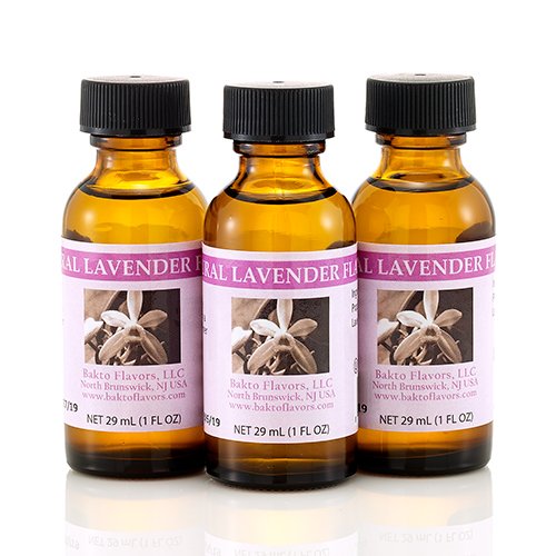Bakto Flavors Natural Lavender Flavor - 1 Fl Oz - Pack Of 3