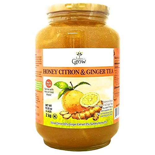 Balance Grow Honey Citron And Ginger Tea 70.55Oz 4.4 Lbs/2Kg P Balance Grow Honey Citron And Ginger Tea 70.55Oz 4.4 Lbs/2Kg P