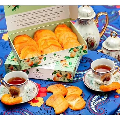 Balkhoorma Dried Persimmons | 3.5oz/100g | Dried Fruits | No Add...