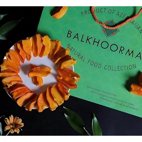Balkhoorma Dried Persimmons | 3.5oz/100g | Dried Fruits | No Add...
