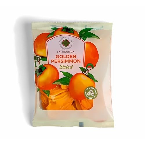 Balkhoorma Dried Persimmons | 3.5oz/100g | Dried Fruits | No Add...