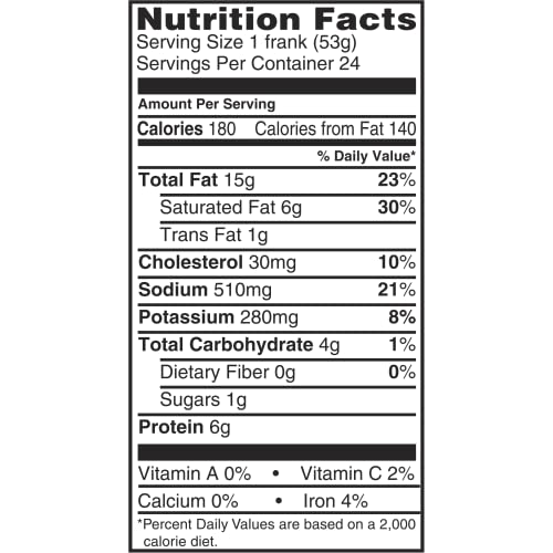 Ball Park Beef Hot Dogs, Original Length, 24 Count Club Pack