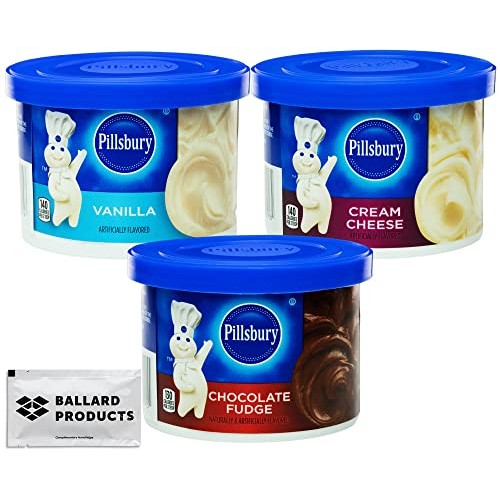 Pillsbury Frosting Variety Pack of 3 - 3 Flavors of Pillsbury Ca...