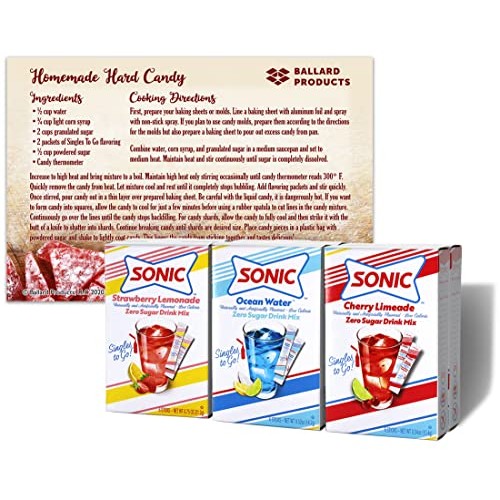 Sonic Singles to Go Variety Pack of 6 - 2 Boxes Each - Cherry Li...