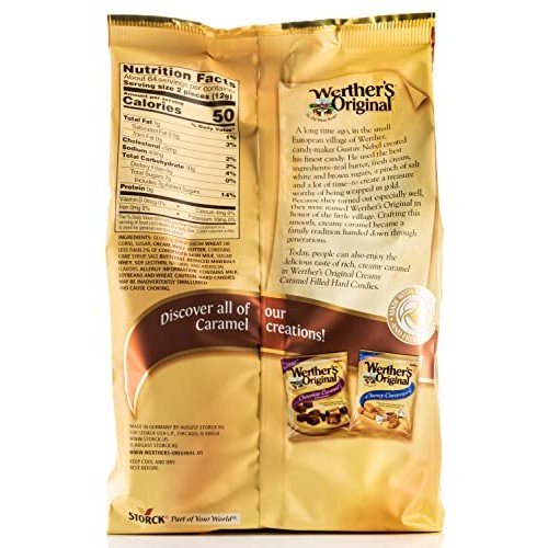 Werthers Original Creamy Caramel Filled Pack Of 2 - Bulk Bags O