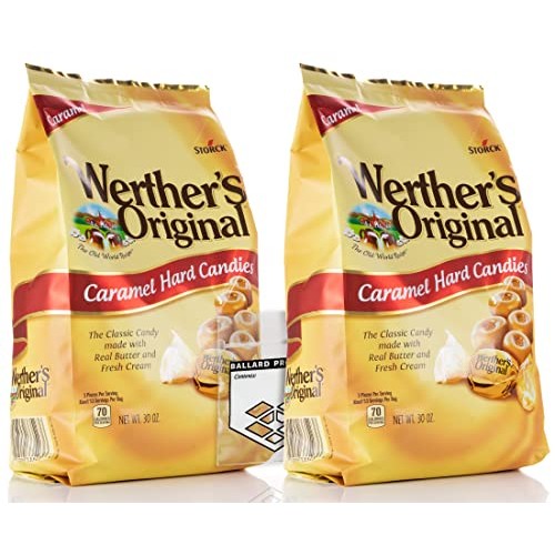 Werthers Original Hard Candy Caramels Pack Of 2 - Bulk Bags Of H