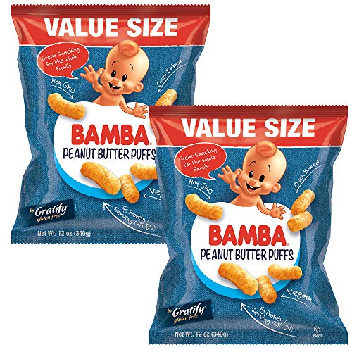 Gratify Bamba Peanut Butter Snacks For Families - All Natural Pe