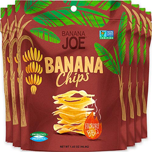 Banana Chips - Dried Bananas Gluten Free Chips Hickory Bbq Deh