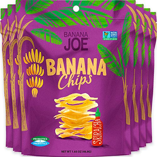Banana Chips - Dried Bananas Gluten Free Chips Siracha Flavor