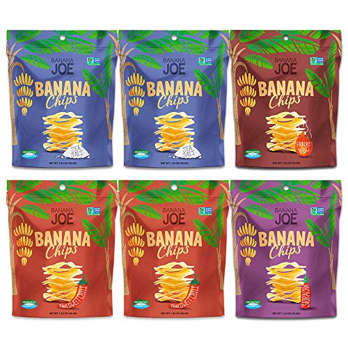 Banana Chips Mix - Dried Bananas Gluten Free Chips. Dehydrated F