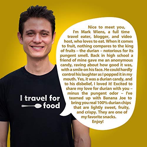 Mark Wiens Durian Chips Thai Snack - Asian Mornthong Fruit Snack