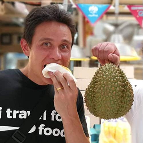 Mark Wiens Durian Chips Thai Snack - Asian Mornthong Fruit Snack