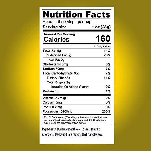 Mark Wiens Durian Chips Thai Snack - Asian Mornthong Fruit Snack