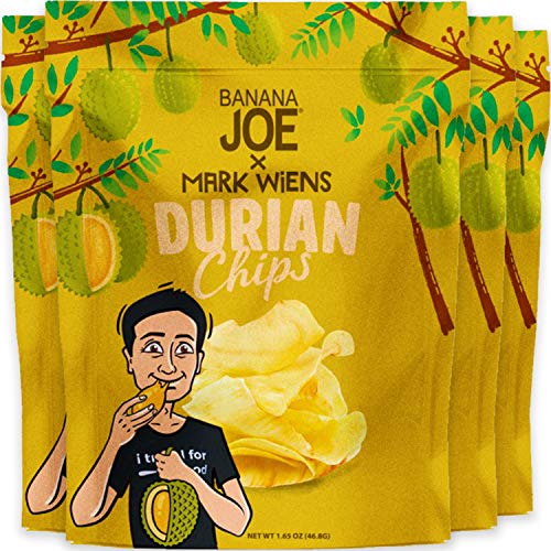 Mark Wiens Durian Chips Thai Snack - Asian Mornthong Fruit Snack