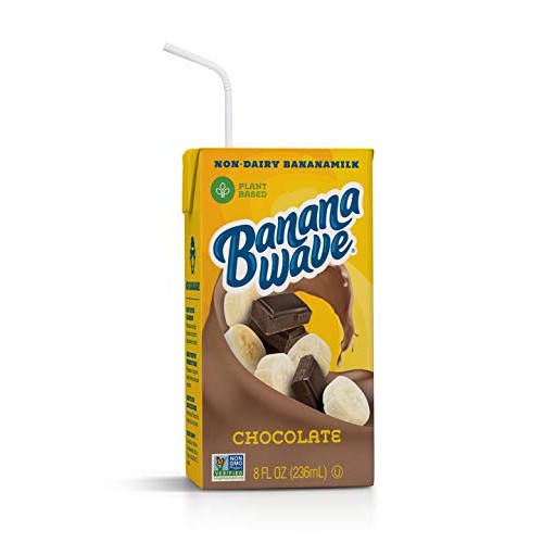 Banana Wave Banana Milk | Chocolate Milk | Vegan Oat Milk, Glute