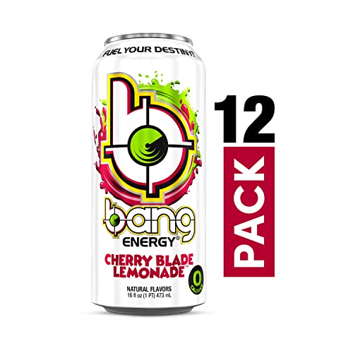 Bang Cherry Blade Lemonade Energy Drink, 0 Calories, Sugar Free ...
