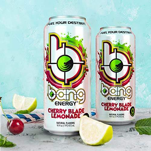 Bang Cherry Blade Lemonade Energy Drink, 0 Calories, Sugar Free ...