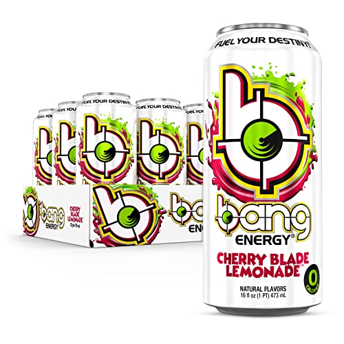 Bang Cherry Blade Lemonade Energy Drink, 0 Calories, Sugar Free ...